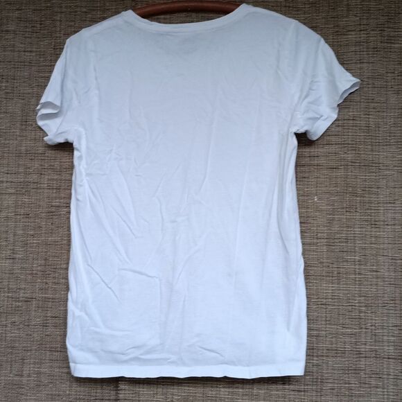 J. Crew White Short Sleeve Cotton Collectors Tee - Picture 4 of 4